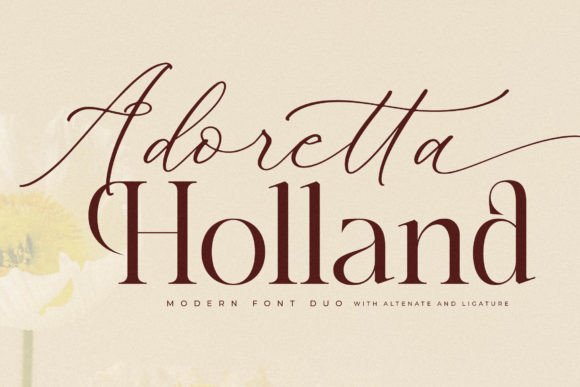Adoretta Holland Duo Font