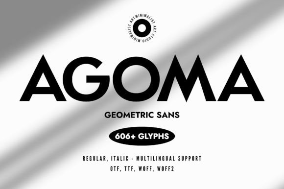 Agoma: A Modern Sans Serif for Bold Design