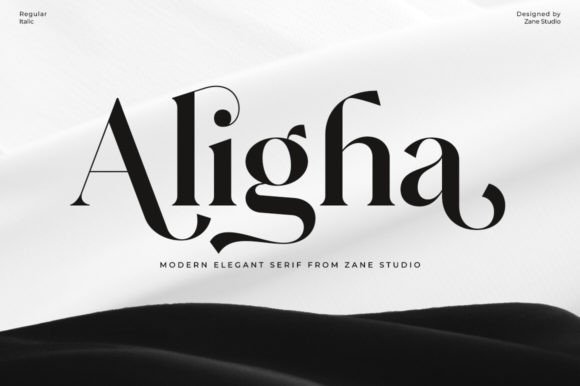 Aligha: A Serif Font for Elegant Branding