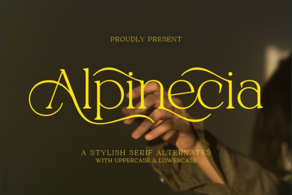 Alpinecia Font: Elegant Serif for Craft Projects