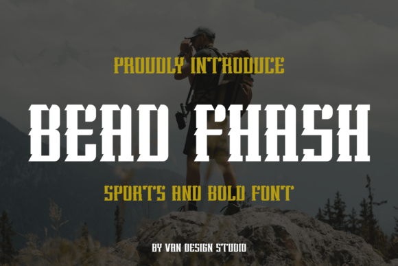 Bead Fhash: A Magical Blackletter Font