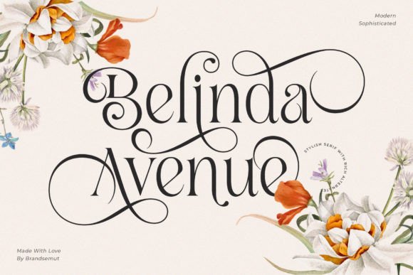Belinda Avenue: A Serif Font for Creative Makers