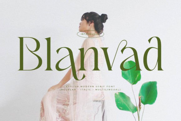 Blanvad: A Serif Font for Elegant Branding