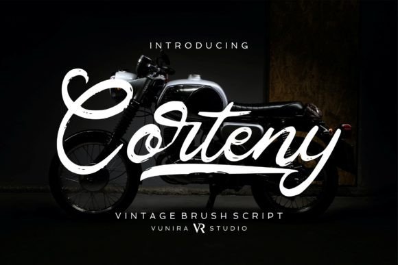 Corteny: A Premium Script Font