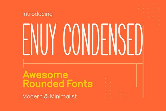 Enuy Condensed Font for Web Design
