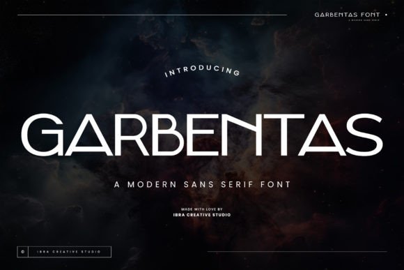 Garbentas: A Modern Typeface for Digital Marketing