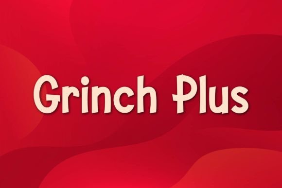 Grinch Plus: A Decorative Font with Character