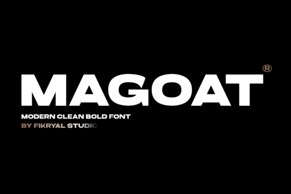 Magoat – Modern Bold Font