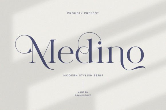 Medino: A Stylish Serif Font for Campaigns