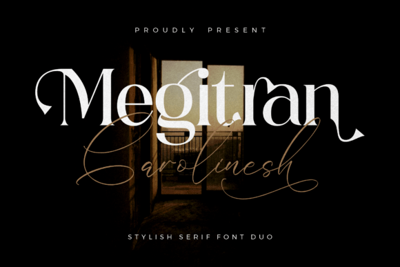 Megitran Carolinesh: Elegant Serif Font