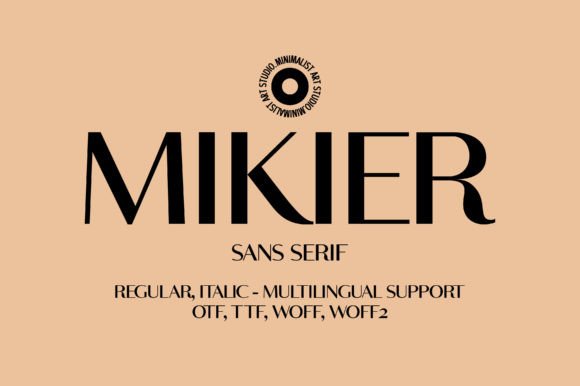 Mikier: A Chic Sans Serif Font