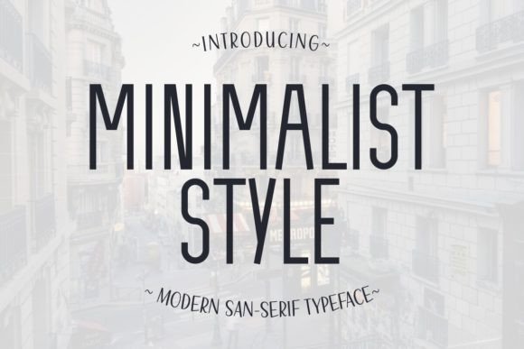Minimalist Style Font Review