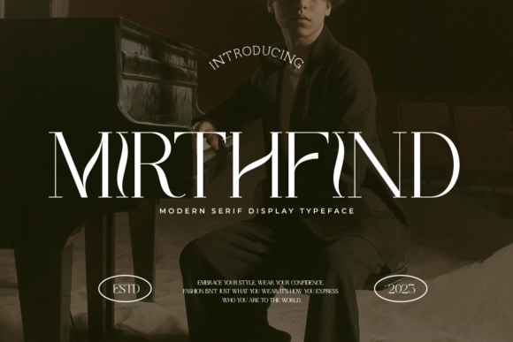 Mirthfind: A Classy Serif Typeface