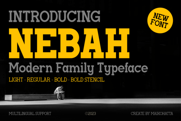Nebah: A Modern Serif Font for Business