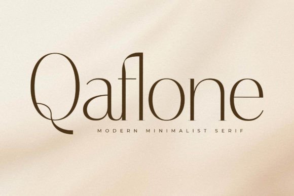 Qaflone: A Serif Font for Bold Campaigns