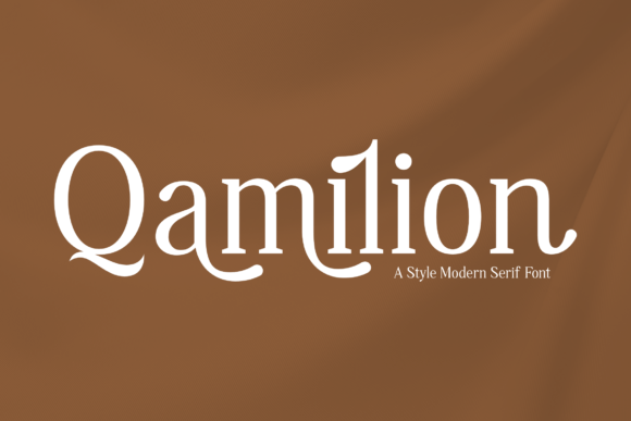 Qamilion: A Serif Font for Elegant Design