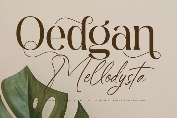 Qedgan Mellodysta Font for Elegant Design