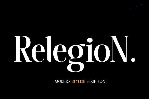 Relegion: A Stylish Serif for Digital Campaigns