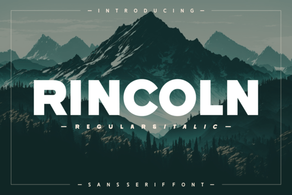Rincoln: A Bold Sans Serif for Web Design
