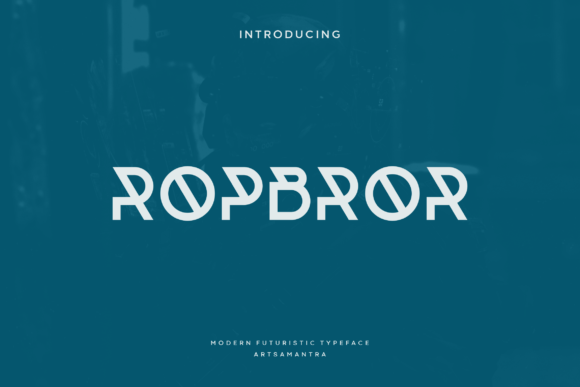 Ropbror: A Futuristic Font for Modern Web Design