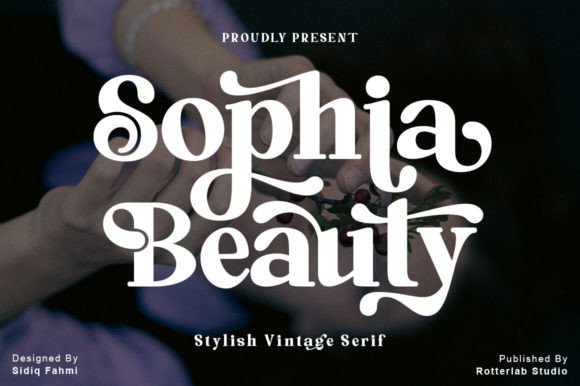 Sophia Beauty: A Serif Font for Elegant Web Design