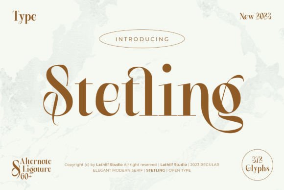 Stetling: Elegant Modern Serif Font