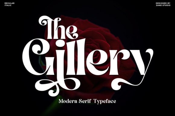 The Gillery: A Modern Serif Font for Polished Branding