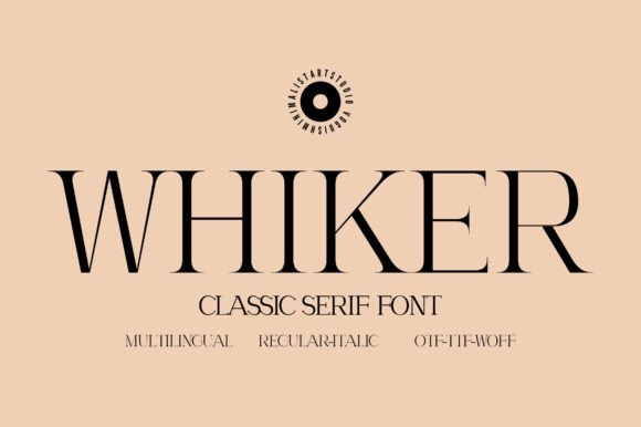 Whiker Font: Elegant Serif for Editorial Design